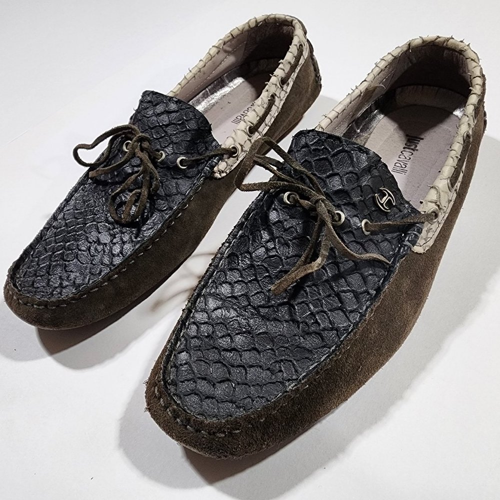 Just Cavalli Brown Loafers